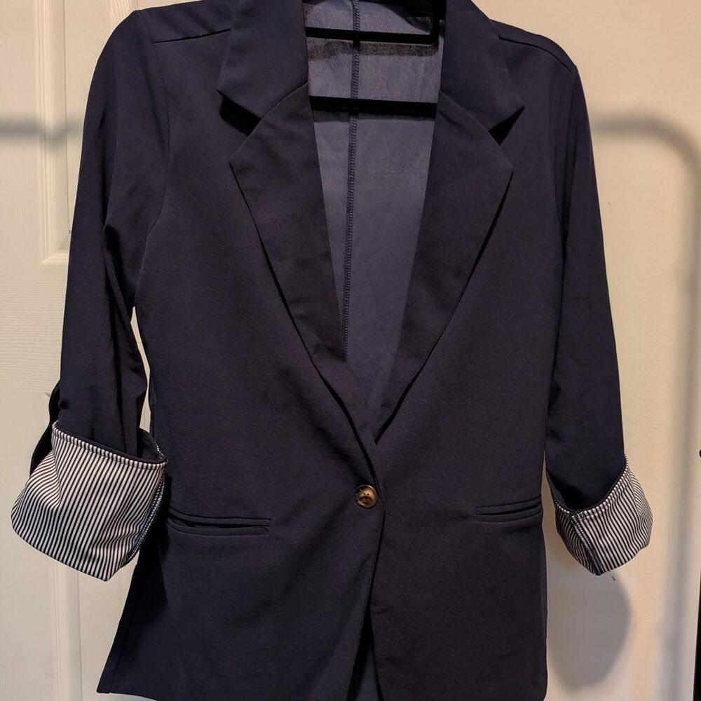 Women's Navy and Blue Jacket